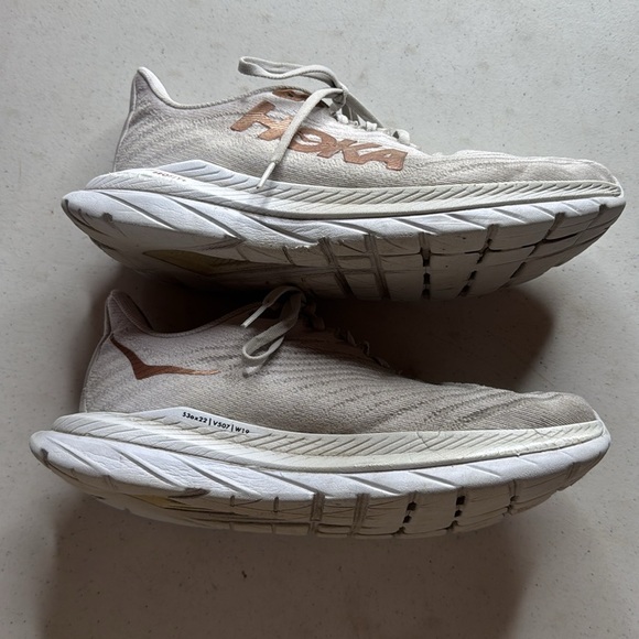 HOKA ONE ONE® Mach 5 Running Shoe White Copper Size 9B - Picture 7 of 13